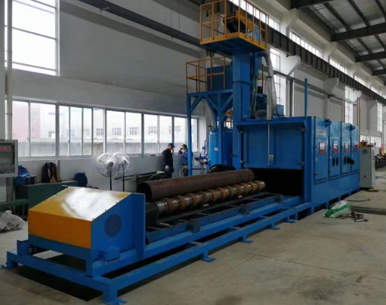 开封喷砂机在管道除锈中的现场施工应用
